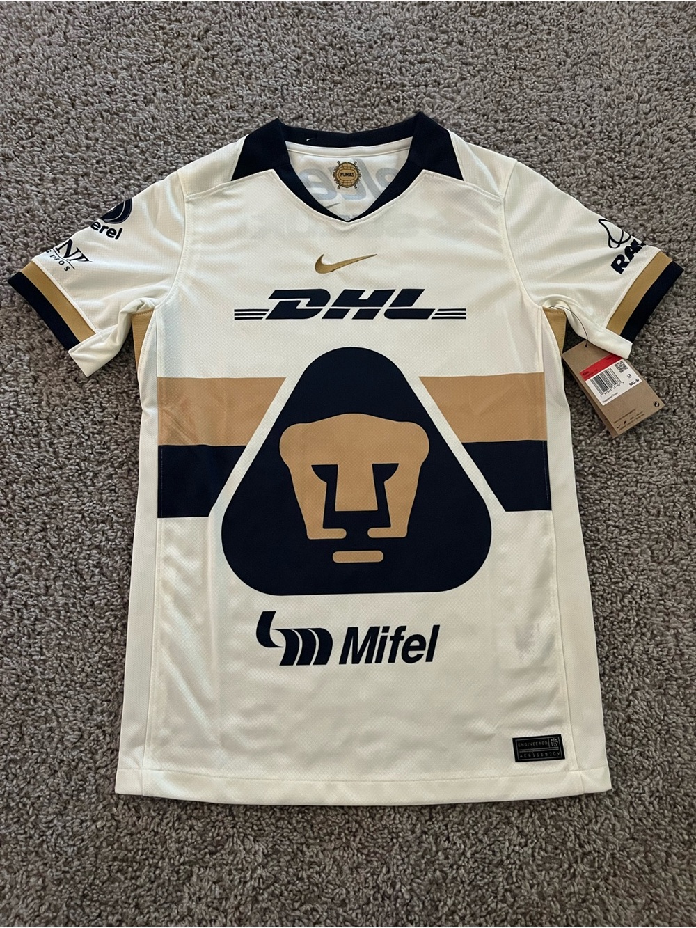 Nike Pumas UNAM 25/26 youth home jersey size large